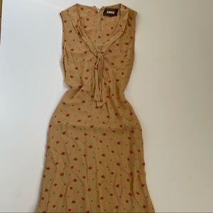 Reformation midi length retro dress